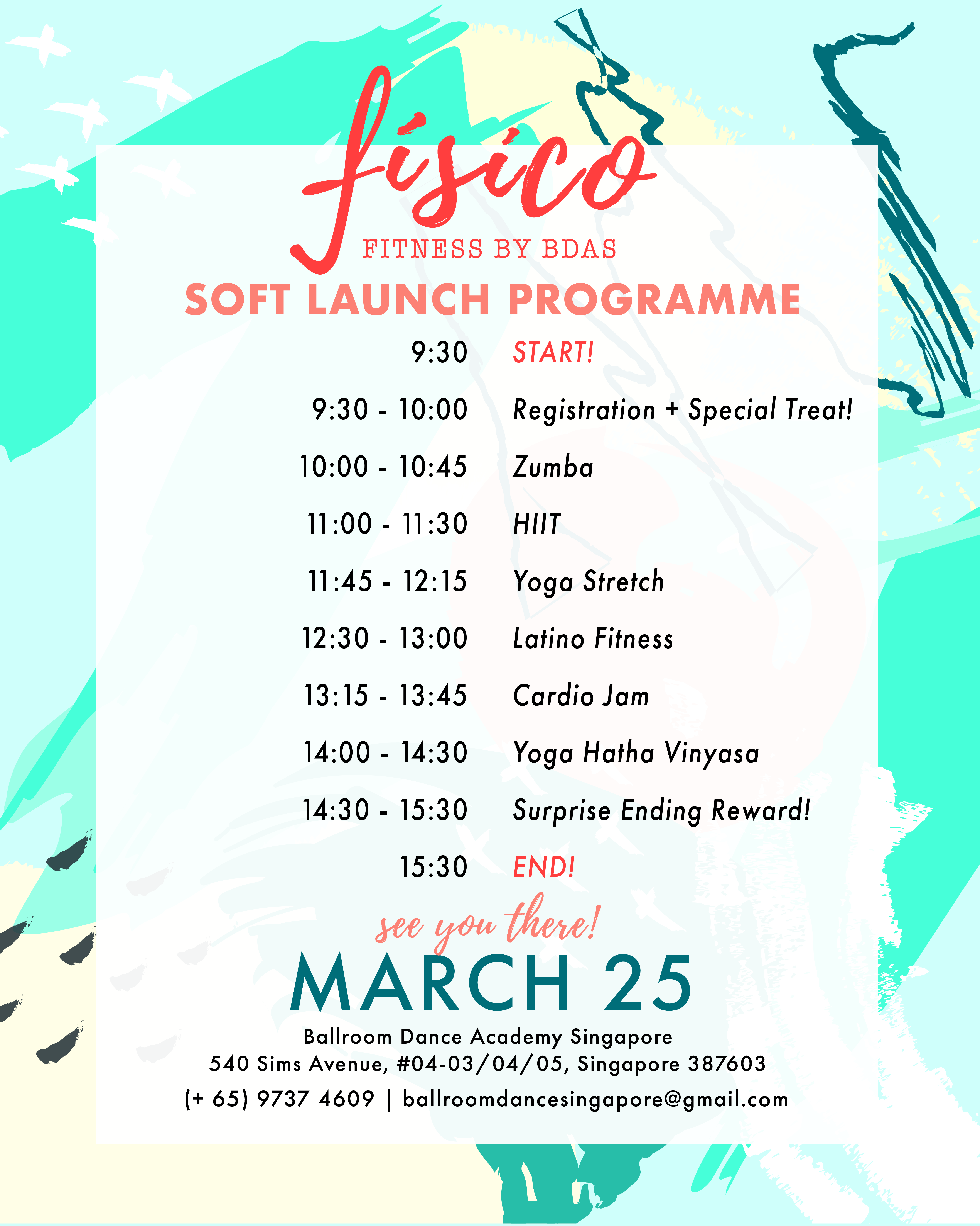 físico | Soft Launch - Ballroom Dance Academy Singapore